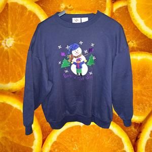 Nutcracker Snowman Hooray For Snow‎ Sweatshirt Size Large